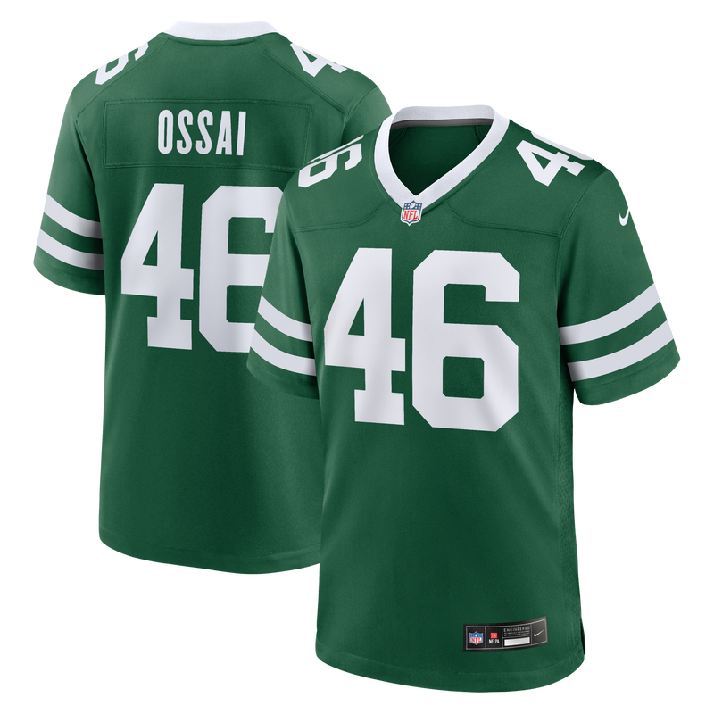 Joseph Ossai New York Jets Football Jersey, Green Game Sportswear Jersey Shirt, Lightweight Breathable Athletic Jersey, Casual Gift for Men