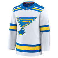 St. Louis Blues Hockey Jersey, White Premium Sportswear Jersey Shirt, Long Sleeve Hockey Sweater Jersey, Casual Gift for Men, Style 203133885