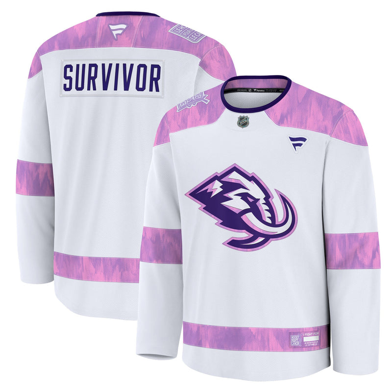 Utah Mammoth Hockey Jersey, White Sportswear Jersey Shirt, Long Sleeve Hockey Sweater Jersey, Casual Gift for Men