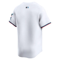 Miami Marlins Baseball Jersey, White Sportswear Jersey Shirt, Lightweight Breathable Athletic Jersey, Casual Gift for Men, Style 201865822