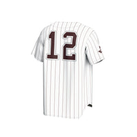 Texas A&M Aggies Baseball Jersey, White Sportswear Jersey Shirt, Lightweight Breathable Athletic Jersey, Casual Gift for Men, Style 203392829