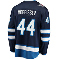 Josh Morrissey Winnipeg Jets Hockey Jersey, Navy Replica Sportswear Jersey Shirt, Long Sleeve Hockey Sweater Jersey, Casual Gift for Men