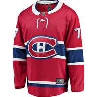 Kirby Dach Montreal Canadiens Hockey Jersey, Red Breakaway Home Sportswear Jersey Shirt, Long Sleeve Hockey Sweater Jersey, Casual Gift for Men