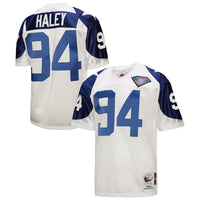 Charles Haley Dallas Cowboys Football Jersey, White Sportswear Jersey Shirt, Lightweight Breathable Athletic Jersey, Casual Gift for Men