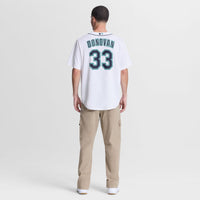 Brendan Donovan Seattle Mariners Baseball Jersey, White Sportswear Jersey Shirt, Lightweight Breathable Athletic Jersey, Casual Gift for Men