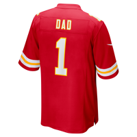 Number Dad Kansas City Chiefs Football Jersey, Red Game Sportswear Jersey Shirt, Lightweight Breathable Athletic Jersey, Casual Gift for Men