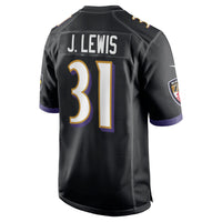 Jamal Lewis Baltimore Ravens Football Jersey, Black Game Sportswear Jersey Shirt, Lightweight Breathable Athletic Jersey, Casual Gift for Men