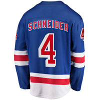 Braden Schneider New York Rangers Hockey Jersey, Blue Breakaway Sportswear Jersey Shirt, Long Sleeve Hockey Sweater Jersey, Casual Gift for Men