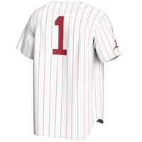 Arkansas Razorbacks Baseball Jersey, White Sportswear Jersey Shirt, Lightweight Breathable Athletic Jersey, Casual Gift for Men, Style 200098762
