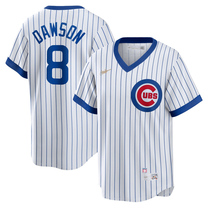 Andre Dawson Chicago Cubs Baseball Jersey, White Home Sportswear Jersey Shirt, Lightweight Breathable Athletic Jersey, Casual Gift for Men