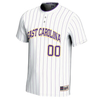 ECU Pirates Softball Jersey, White Sportswear Jersey Shirt, Lightweight Breathable Athletic Jersey, Casual Gift for Men, Style 201164140