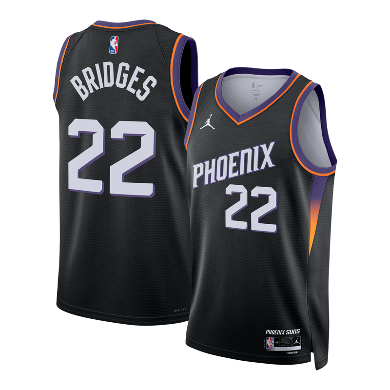 Miles Bridges Phoenix Suns Basketball Jersey, Black Sportswear Jersey Shirt, Sleeveless Athletic Tank Jersey, Casual Gift for Men