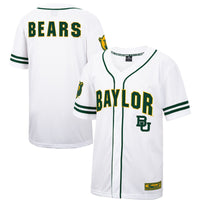 Baylor Bears Baseball Jersey, White Sportswear Jersey Shirt, Lightweight Breathable Athletic Jersey, Casual Gift for Men