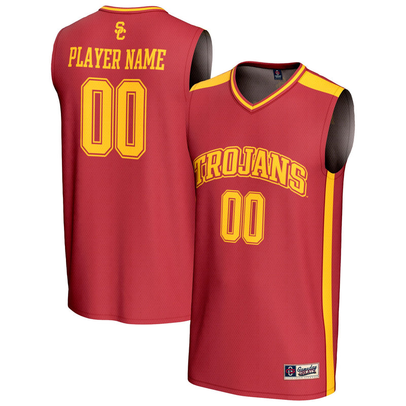 USC Trojans Basketball Jersey, Cardinal Fashion Sportswear Jersey Shirt, Sleeveless Athletic Tank Jersey, Casual Gift for Men, Style 202342994