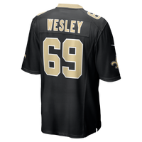 Barry Wesley New Orleans Saints Football Jersey, Black Game Sportswear Jersey Shirt, Lightweight Breathable Athletic Jersey, Casual Gift for Men