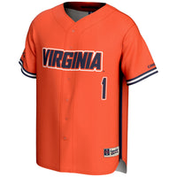 Virginia Cavaliers Baseball Jersey, Orange Sportswear Jersey Shirt, Lightweight Breathable Athletic Jersey, Casual Gift for Men, Style 200098789