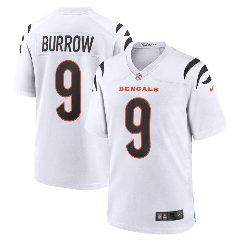 Joe Burrow Cincinnati Bengals Football Jersey, White Game Sportswear Jersey Shirt, Lightweight Breathable Athletic Jersey, Casual Gift for Men