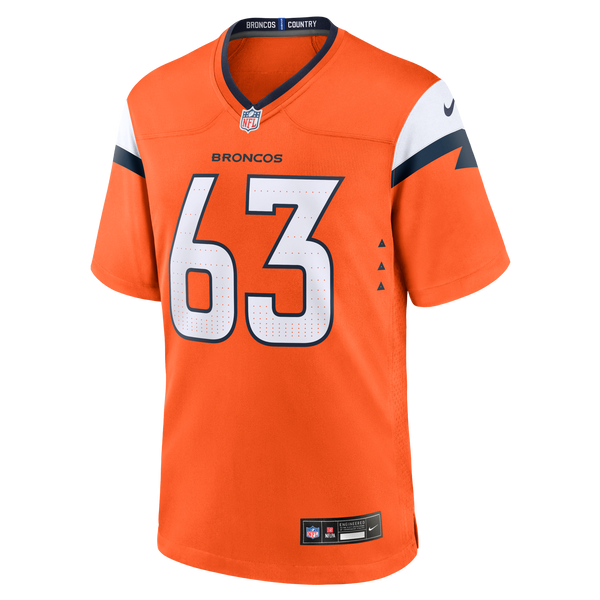 Denver Broncos Alex Palczewski Orange Team Game Jersey