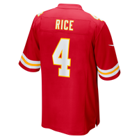 Rashee Rice Kansas City Chiefs Football Jersey, Red Game Sportswear Jersey Shirt, Lightweight Breathable Athletic Jersey, Casual Gift for Men