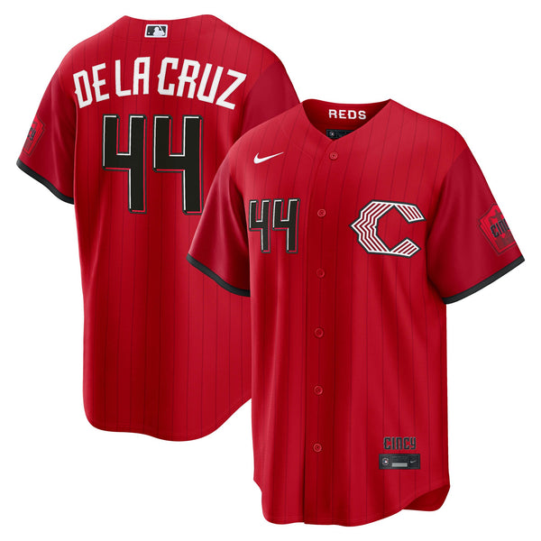 Cincinnati Reds Elly De La Cruz Red 2026 City Connect Stadium Jersey