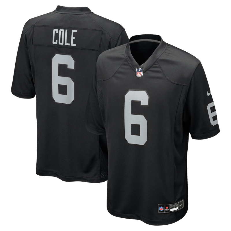 AJ Cole Las Vegas Raiders Football Jersey, Black Game Sportswear Jersey Shirt, Lightweight Breathable Athletic Jersey, Casual Gift for Men