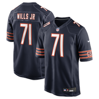 Jedrick Wills Jr. Chicago Bears Football Jersey, Navy Game Sportswear Jersey Shirt, Lightweight Breathable Athletic Jersey, Casual Gift for Men