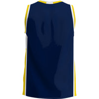 Toledo Rockets Basketball Jersey, Blue Lightweight Sportswear Jersey Shirt, Sleeveless Athletic Tank Jersey, Casual Gift for Men, Style 4726212