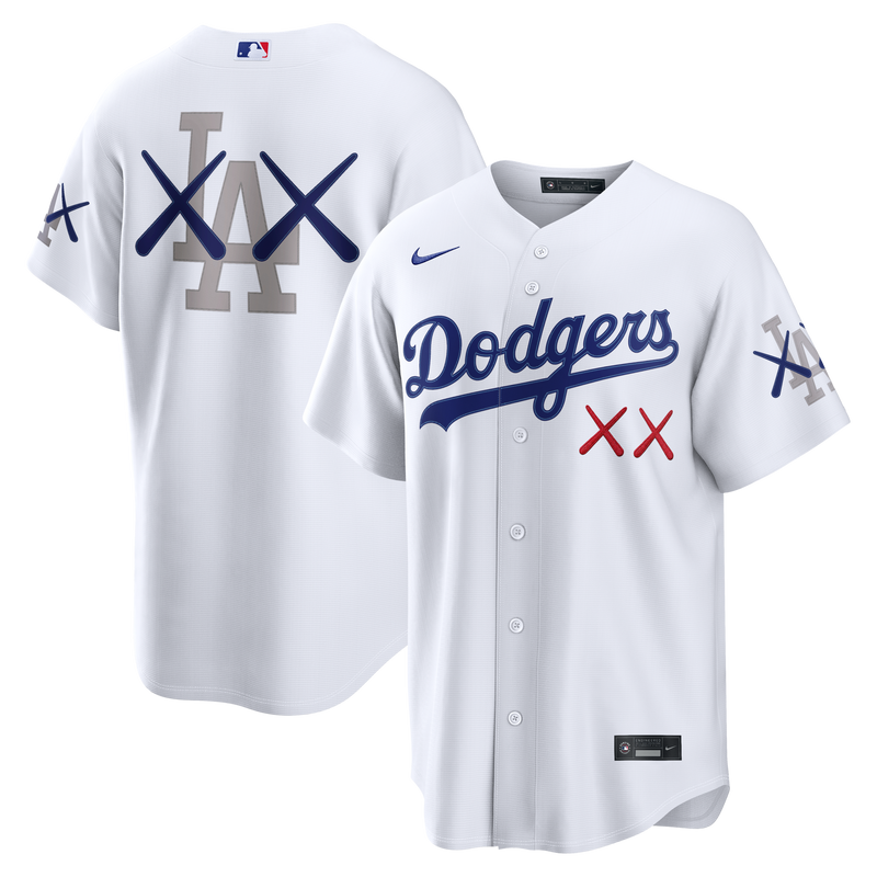 Los Angeles Dodgers Baseball Jersey, White Sportswear Jersey Shirt, Lightweight Breathable Athletic Jersey, Casual Gift for Men