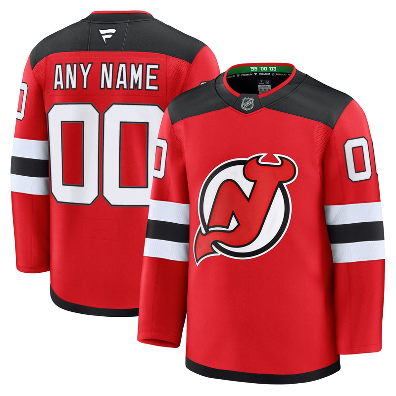 New Jersey Devils Hockey Jersey, Red Premium Sportswear Jersey Shirt, Long Sleeve Hockey Sweater Jersey, Casual Gift for Men, Style 202055713