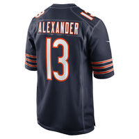 Maurice Alexander Chicago Bears Football Jersey, Navy Game Sportswear Jersey Shirt, Lightweight Breathable Athletic Jersey, Casual Gift for Men