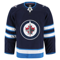 Winnipeg Jets Hockey Jersey, Navy Authentic Sportswear Jersey Shirt, Long Sleeve Hockey Sweater Jersey, Casual Gift for Men, Style 201897971