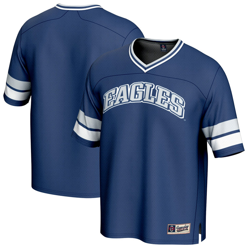 Emory Eagles Football Jersey, Navy Sportswear Jersey Shirt, Lightweight Breathable Athletic Jersey, Casual Gift for Men