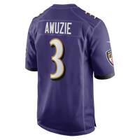 Chidobe Awuzie Baltimore Ravens Football Jersey, Purple Sportswear Jersey Shirt, Lightweight Breathable Athletic Jersey, Casual Gift for Men