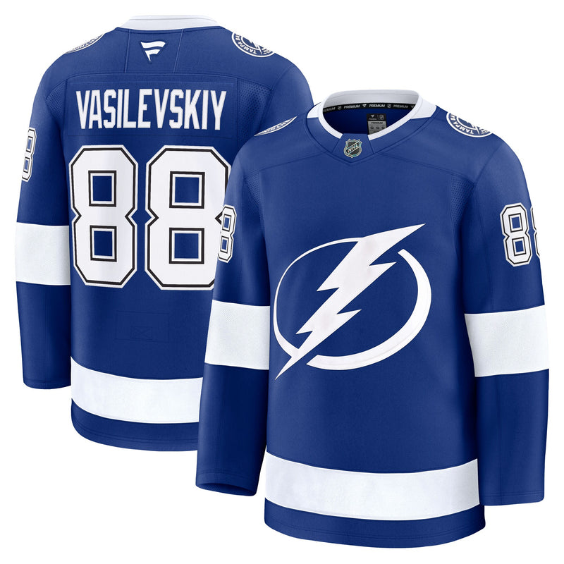 Andrei Vasilevskiy Tampa Bay Lightning Hockey Jersey, Sportswear Jersey Shirt, Long Sleeve Hockey Jersey, Casual Gift for Men, Style 200899230