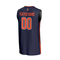 Virginia Cavaliers Basketball Jersey, Navy Sportswear Jersey Shirt, Sleeveless Athletic Tank Jersey, Casual Gift for Men, Style 202287988