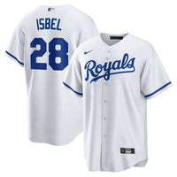 Kyle Isbel Kansas City Royals Baseball Jersey, White Sportswear Jersey Shirt, Lightweight Breathable Athletic Jersey, Casual Gift for Men