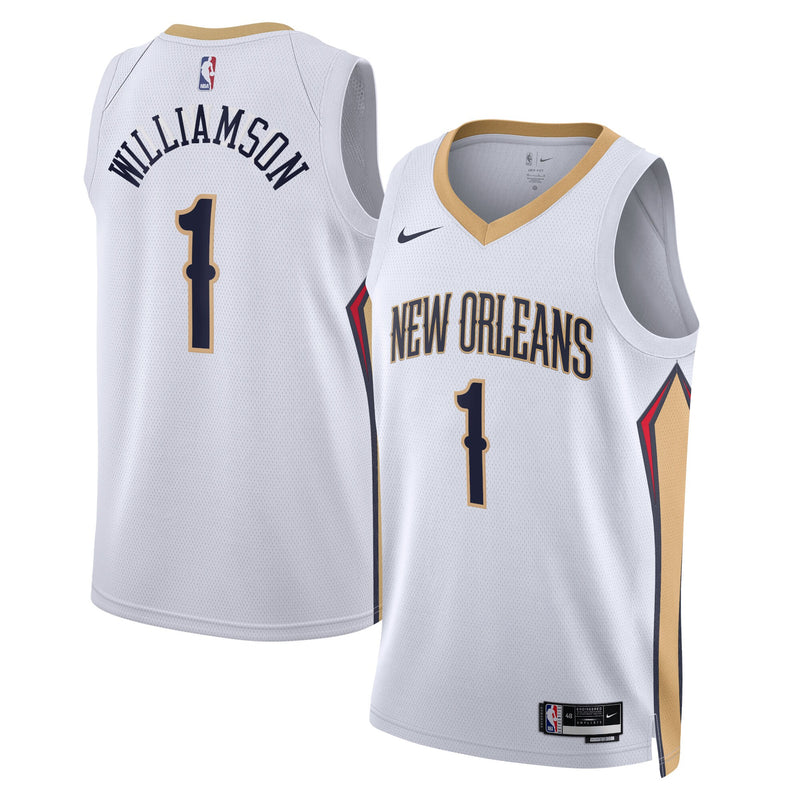 Zion Williamson New Orleans Pelicans Basketball Jersey, White Sportswear Jersey Shirt, Sleeveless Athletic Tank Jersey, Casual Gift for Men