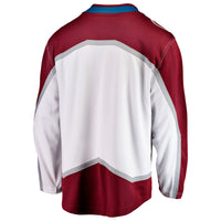 Colorado Avalanche Hockey Jersey, White Breakaway Away Sportswear Jersey Shirt, Long Sleeve Hockey Sweater Jersey, Casual Gift for Men