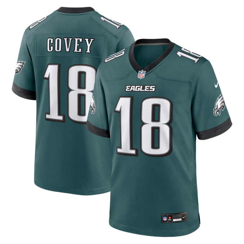 Britain Covey Philadelphia Eagles Football Jersey, Midnight Sportswear Jersey Shirt, Lightweight Breathable Athletic Jersey, Casual Gift for Men