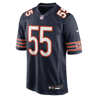 Dayo Odeyingbo Chicago Bears Football Jersey, Navy Game Sportswear Jersey Shirt, Lightweight Breathable Athletic Jersey, Casual Gift for Men