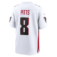 Kyle Pitts Atlanta Falcons Football Jersey, White Game Sportswear Jersey Shirt, Lightweight Breathable Athletic Jersey, Casual Gift for Men