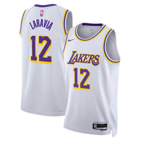 Jake LaRavia Los Angeles Lakers Basketball Jersey, White Swingman Sportswear Jersey Shirt, Sleeveless Athletic Tank Jersey, Casual Gift for Men
