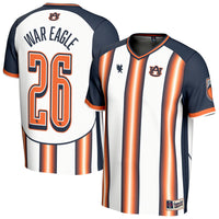 Auburn Tigers War Eagle Soccer Jersey, White Fashion Sportswear Jersey Shirt, Lightweight Breathable Athletic Jersey, Casual Gift for Men