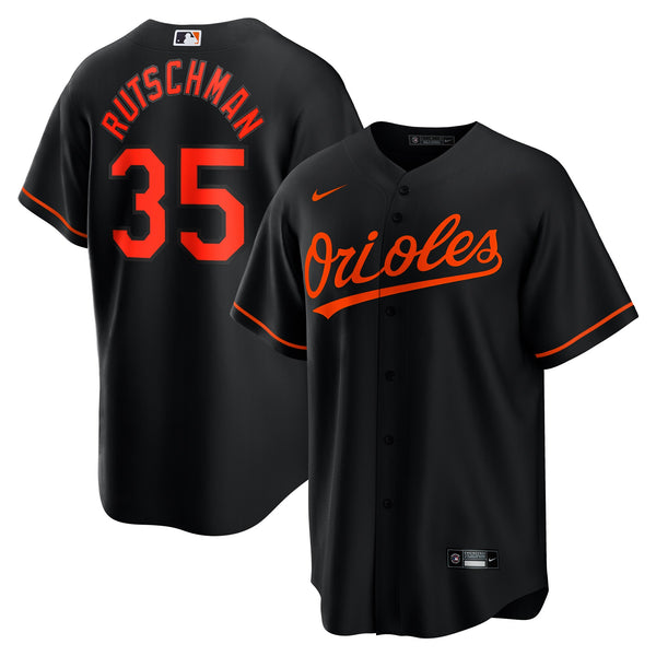 Baltimore Orioles Adley Rutschman Black Alternate Replica Player Jersey