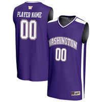 Washington Huskies Basketball Jersey, Purple Fashion Lightweight Sportswear Jersey Shirt, Sleeveless Athletic Tank Jersey, Casual Gift for Men