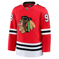 Connor Bedard Chicago Blackhawks Hockey Jersey, Red Premium Home Sportswear Jersey Shirt, Long Sleeve Hockey Sweater Jersey, Casual Gift for Men