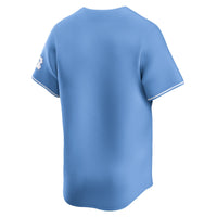 North Carolina Tar Heels Baseball Jersey, Blue Limited Sportswear Jersey Shirt, Lightweight Breathable Athletic Jersey, Casual Gift for Men