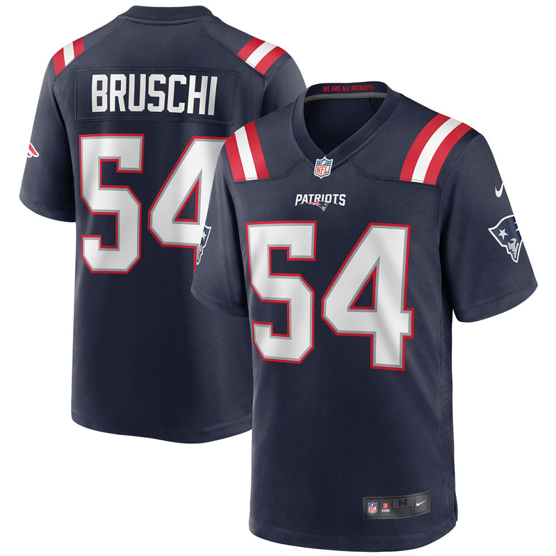 Tedy Bruschi New England Patriots Football Jersey, Navy Sportswear Jersey Shirt, Lightweight Breathable Athletic Jersey, Casual Gift for Men