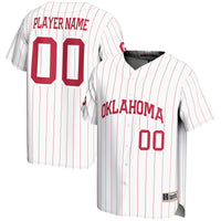 Oklahoma Sooners Baseball Jersey, White Sportswear Jersey Shirt, Lightweight Breathable Athletic Jersey, Casual Gift for Men, Style 200097208