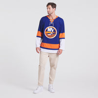 New York Islanders Hockey Jersey, Royal Premium Sportswear Jersey Shirt, Long Sleeve Hockey Sweater Jersey, Casual Gift for Men, Style 202015726